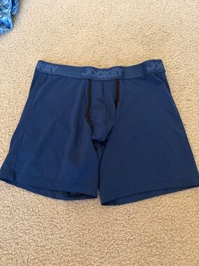 Jockey Men's Deep Blue Performance Boxer Briefs